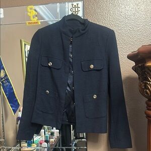 Zara size small jacket navy